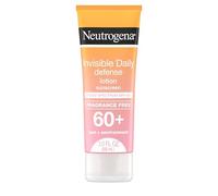 Neutrogena Invisible Daily Defense Fragrance Free Sunscreen Lotion Broad Spectrum SPF 60+ Oxybenzone Free and Water Resistant Sun and Environmental Impact Protection 100ml