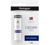 Neutrogena Lipcare Stick Norwegian Formula, for Dry and Chapped Lips, Lip Care.4.8g (Pack of 6)