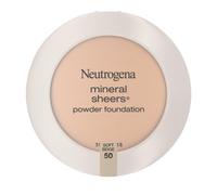 Neutrogena Mineral Sheers Compact Powder Foundation Lightweight & Oil-Free Mineral Foundation Fragrance-Free Soft Beige 50.34 oz