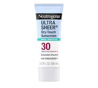 Neutrogena Mineral UltraSheer Dry-Touch SPF 30 Sunscreen Lotion, Water-Resistant Broad-Spectrum UVA/UVB Protection, Skin Nourishing, Lightweight with Vitamin E, Oxybenzone-Free, 100 ml