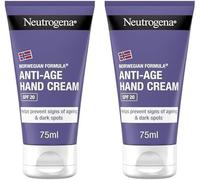 Neutrogena Norwegian Formula Anti-Age Hand Cream SPF20 Dry Skin 2x75ml | Fast-Absorbing Hand Care with SPF20, Intense Moisture and Collagen Support for Visibly Smoother, Youthful Skin
