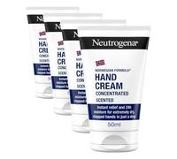 Neutrogena Norwegian Formula Concentrated Scented Hand Cream 72Hr 4x50ml | Glycerin-Rich Formula with Vitamin E Delivering Deep Hand Moisture and Long-Lasting Hand Care for Smooth, Soft Skin