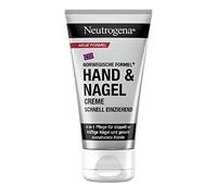 Neutrogena Hand & Nail Cream (75 ml), Fast Absorbing Hand Cream with 4-in-1 Moisturiser, Moisturising Cream with Glycerine + Vitamin E