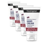Neutrogena Norwegian Formula Hand Cream Concentrated Unscented (4 x 75ml), For Immediate and Lasting Relief With Glycerin and Vitamin E, (300 Applications)