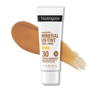 Neutrogena Purescreen+ Tinted Sunscreen for Face with SPF 30 Broad Spectrum Mineral Sunscreen with Zinc Oxide and Vitamin E Water Resistant Fr