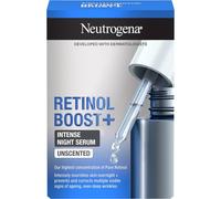 Neutrogena Retinol Boost+ Intense Night Serum (1 x 30ml), Unscented Retinol Serum For Face, Reduces Look of Deep Wrinkles, For Fir
