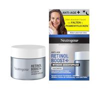 Neutrogena Retinol Boost+ Intensive Face Care 50 ml Fragrance-Free Face Cream with Retinol, Myrtle Leaf Extract and Hyaluronic Acid for Smoother Skin, Anti-Ageing, Anti-Wrinkle