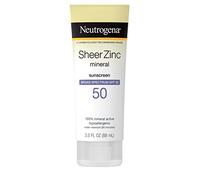 Neutrogena Sheer Zinc Dry Touch Spf#50 Sunscreen 3 Ounce (88ml)