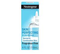 Neutrogena Skin Perfecting Daily Liquid Facial Exfoliant with 9% AHA/PHA Blend for Normal & Combination Skin, Smoothing & Brightening Leave-On Exfoliator, Oil- & Fragrance-Free, 4 fl. oz
