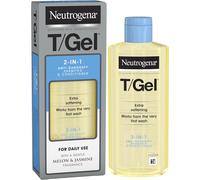 Neutrogena T/Gel 2 in 1 Anti Dandruff Shampoo & Conditioner 250ml |Extra Softening|Scalp Cleanser|Dandruff Free Hair|Salicylic Acid|Healthy Scalp