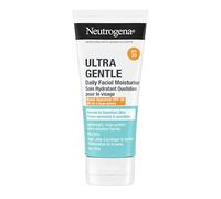 Neutrogena Ultra Gentle Daily Facial Moisturiser SPF30 100ml, Lightweight Non-Comedogenic Face Cream with CICA, Broad Spectrum UVA/UVB Protection, Soothes & Protects Sensitive, Normal to Oily Skin