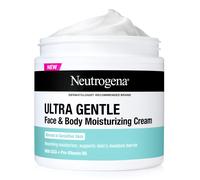 NEUTROGENA Ultra Gentle Face & Body Moisturizing Cream Nourishing Face & Body Lotion Moisturizer for Normal to Sensitive Skin Leaves Skin Feelin