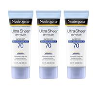 Neutrogena Ultra Sheer Dry-Touch Sunscreen Lotion Broad Spectrum SPF 70 UVA/UVB Protection Lightweight Water Resistant Non-Comedogenic & Non-Greasy