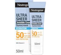 Neutrogena® Ultra Sheer Invisible Cream Sunscreen Hydration SPF50 50ml