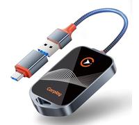 NEUTYPECHIC Wireless Carplay Adapter, 2 in 1 Wireless Adapter Convert Carplay Wired to Wireless Carplay, Plug and Play, with Auto Avec 800+ Modèles de Voitures IOS10 and Higher (Black)