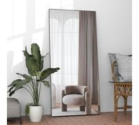NEUWEABY Full Length Mirror 165x60 cm Floor Mirror Large Black Body Mirrors Rectangle for Bedroom Living Room Standing Hanging or Leaning Against Wall Aluminum Alloy Frame