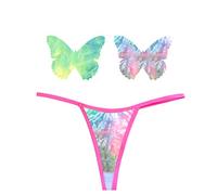 Neva Nude Naughty Knix G String with Matching Nipztix Pasties - - One Size