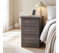 Nevada Grey Gloss Bedroom Furniture Range Wardrobe Chest Drawers Bedside