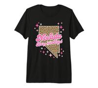 Nevada Born and Bred Leopard Print Premium T-Shirt