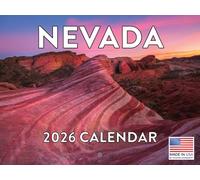 Nevada Calendar 2026 Monthly Wall Calender 12 Month | American Made In The USA