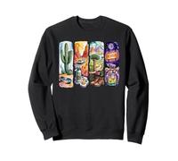 Nevada Desert Road Trip Adventure Watercolor Sweatshirt