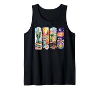Nevada Desert Road Trip Adventure Watercolor Tank Top
