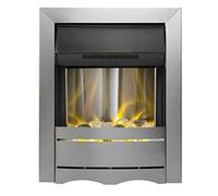 Nevada Electric Fire in Brushed Steel