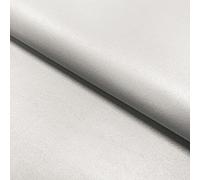 Nevada FR Plain Faux Leatherette Fabric Material - White, 5Mtr - 150cm x 500cm