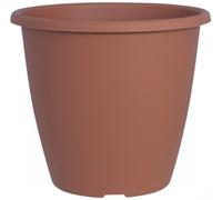 Nevada Plant Pot Round Plastic Terracotta Diameter 24 cm