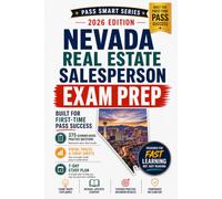 Nevada Real Estate Salesperson Exam Prep: Visual Study Guide: 375 Practice Questions, Nevada License Law, Exam Traps, 7-Day & 48-Hour Plans (Pass Smart Series)