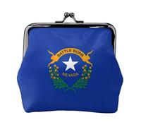 Nevada State Flag Coin Purses, Change Purse Wallets, For Festivals And Special Occasions, Black, One Size, Art Deco