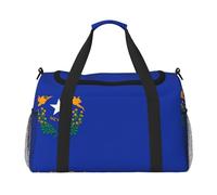Nevada State Flag Foldable Travel Duffel Bag Tote Carry On Luggage Bag For Weekend Getaways, For Spontaneous Trips, Black, One Size, Black, One Size