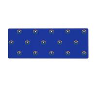 Nevada State Flag Gaming Desk Mat, Wide Surface Desk Pad for Keyboard, Mouse and Improved Gaming Stability
