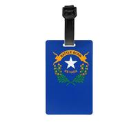 Nevada State Flag Golf Bag Privacy Label, Detachable Briefcase (3.3 * 2.1 inches), Children's School Bag, Sports Bag Label, Travel Luggage Label