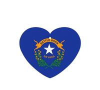 Nevada State Flag Printing 10 Pieces Air Freshener Cards,Car Scented Hanging Air Freshener Fragrant Sheets For Car Use