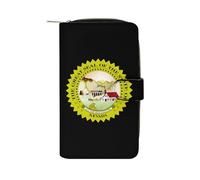 Nevada State Logo Women's Wallet Leather Bifold Blocking Card Holder Trendy Ladies Clutch Purse 19.7x11x3.5cm
