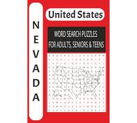 Nevada USA Word Search Puzzle Book: The Ultimate Word Search Book for Adults, Seniors, and Teens | Large Print Edition | Brain Training Adventure: 50 Exciting Puzzles!