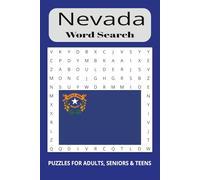 Nevada Word Search Puzzle Book: Word Searches with Easy to Read Print about Vegas, Mining, outdoors and More | 6x9 inches, 110 pages | 50+ Puzzles … Gift for Vacations, Holiday and Free Times
