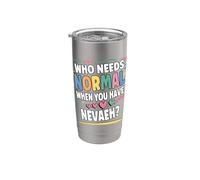Nevaeh Personalized Name Funny Cute Custom Nevaeh Name Stainless Steel Insulated Tumbler