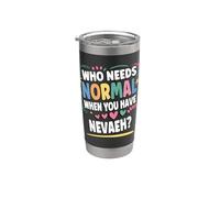 Nevaeh Personalized Name Funny Cute Custom Nevaeh Name Stainless Steel Insulated Tumbler