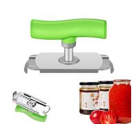 Nevalerra Adjustable Jar Opener - Ergonomic Non-Slip Handle Durable Stainless Steel Mechanism | Effortless Removal of Lid for Mason Jars, Bottles, Canning in the Kitchen, Convenient
