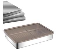NEVALERRA BACHE TANK | NEVALERRA BACHE TANK | Rectangular Food Container Made in Stainless Steel Bacon Container is Specialist for Delicatessen