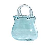 Nevalerra Bag Vase in the Shape of a Bag with Handle, Vases in for Home Decor | for Centre, Party with Cocktails, Living Room, Workplace, Wedding Ceremonies