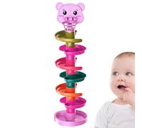 Nevalerra Ball Drop Slide Toy | Early Education Ball Rolling Game,Spheres Stacking And Slide Game for 1-3 Years | Stacking And Throwing Track Toy