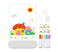 Nevalerra Bright Drawing Board - with 7 Markers 3D Light Board in 4 Colours | Drawing Board with 6 Tracing Pages - for School Office Home Playroom Preschool Classroom Kindergarten