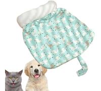 Nevalerra Cat Bed - Plush Fabric Pet Den - Self-Heating Bag and Mat | For Cat Puppies and Dog Puppies for Outdoor Winter Travel