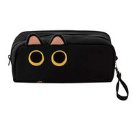Nevalerra Cat Pencil, Cat Pencils | Caring Pencil Organizer - Make More Multifunctional Organizers, Zipper Pencils for Kids, Teens, Students, School Supplies, Black, riferimento alla descrizione