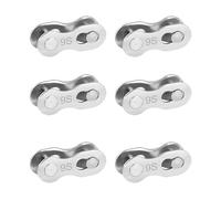 Nevalerra Chain Main Link Missing Link - The Edges Missing Link of Steel Joint Connector Quick Connect Chain Pin Joint 6 Pieces