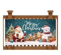 Nevalerra Christmas Cover for Garage Doors - 3.96 x 1.83 m Christmas Decoration, Merry Christmas Banner | for Outdoor and Indoor Use, Party, Garden, Wall, Home, Patio and
