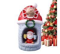 Nevalerra Christmas , LED Ambient Lighting with Santa and Small Table Lamp Santa Decoration, for Desk, Table Top, Bedroom, Living Room, Office, Party, School, Holiday, Children
